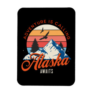 Alaska Awaits! Magnet