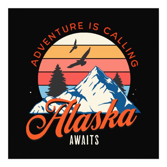 Alaska Awaits! Photo Print (Front)