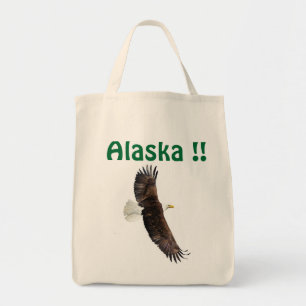 Alaska bag with a eagle.