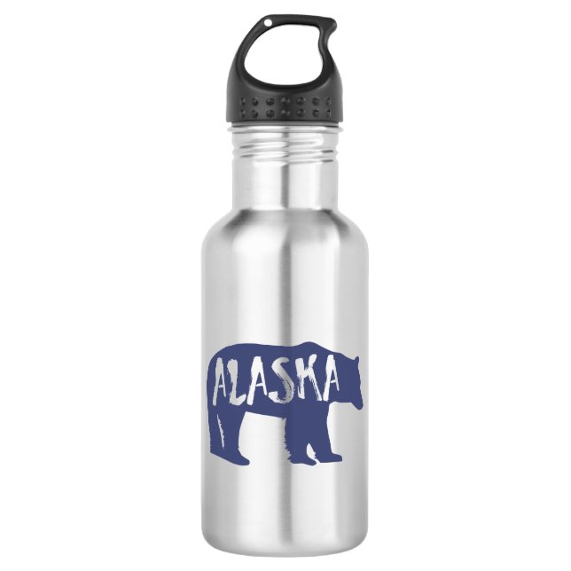 Alaska Bear 532 Ml Water Bottle (Front)