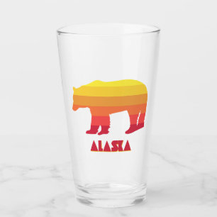 Alaska Bear Glass