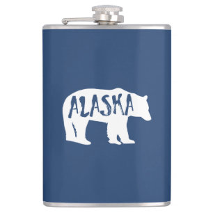 Alaska Bear Hip Flask
