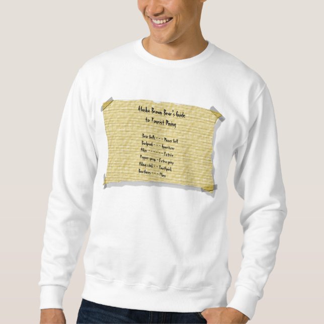 Alaska Brown Bear Sweatshirt (Front)