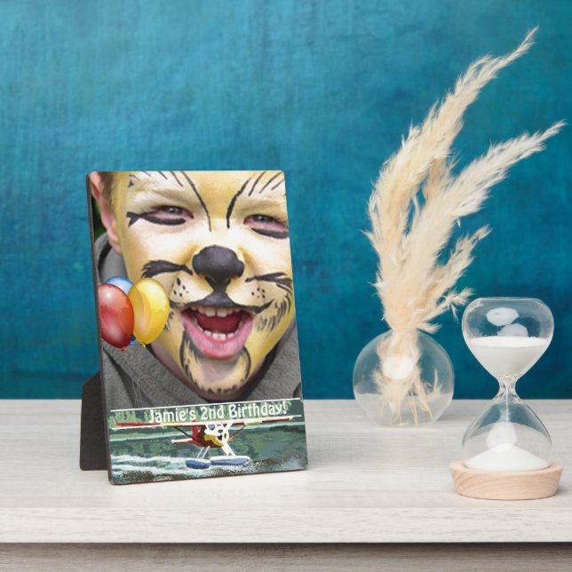 Alaska Bush Plane And Fishing Travel Plaque (Side)