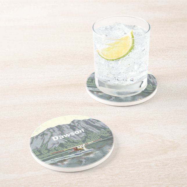 Alaska Bush Plane Moutain Travel Coaster (Side)