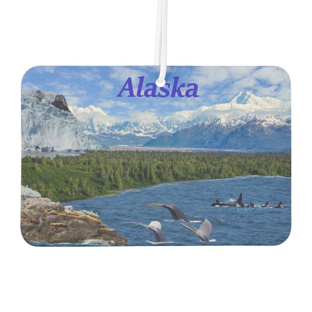 Alaska Car Air Freshener (Back)