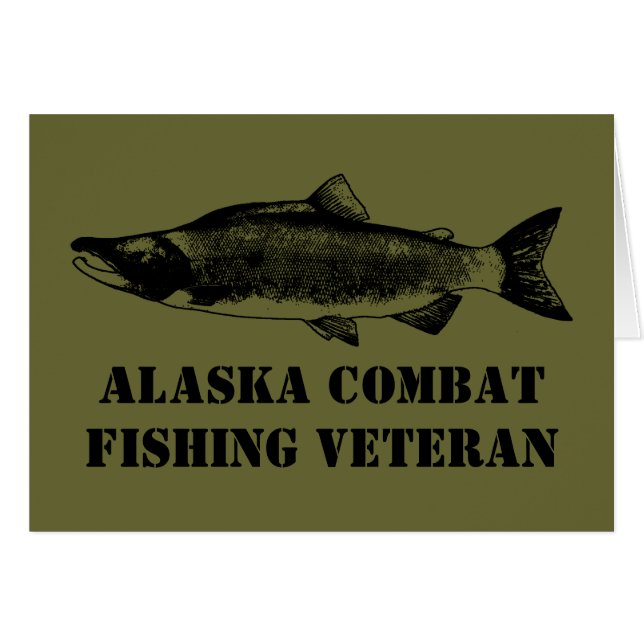Alaska Combat Fishing Veteran (Front Horizontal)