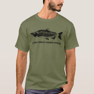 Alaska Combat Fishing Veteran T-Shirt
