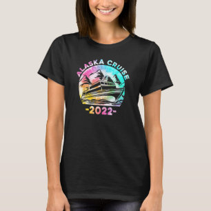 Alaska Cruise 2022 Tie Dye Print Family Alaskan Cr T-Shirt