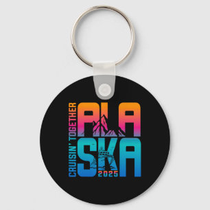 Alaska Cruise 2025 Family Summer Vacation Matching Key Ring