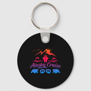 Alaska Cruise 2025 Family Summer Vacation Travel M Key Ring