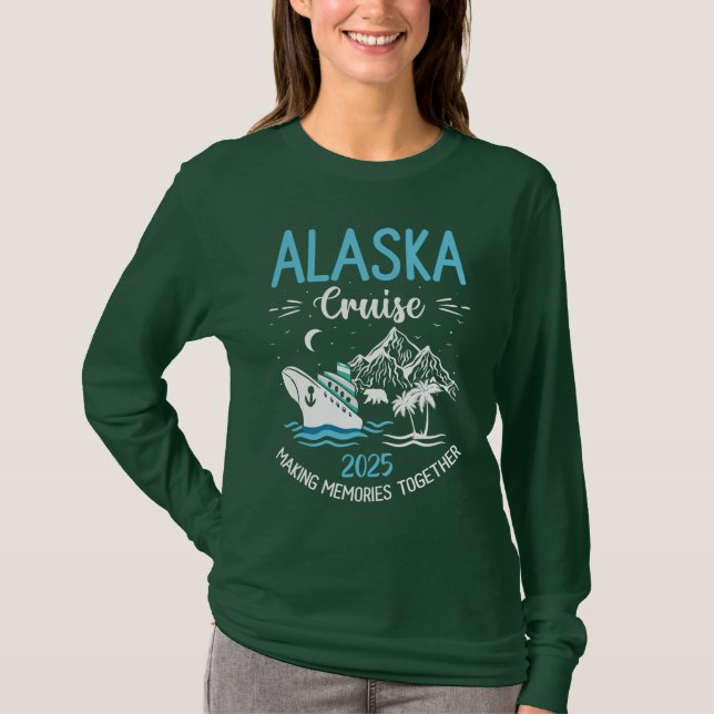 Alaska Cruise 2025 Matching Family T-Shirt (Front)