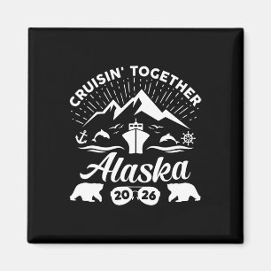 Alaska Cruise 2026 Family Summer Vacation Travel M Magnet
