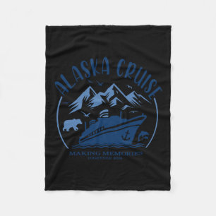 Alaska Cruise 2026 Fleece Blanket