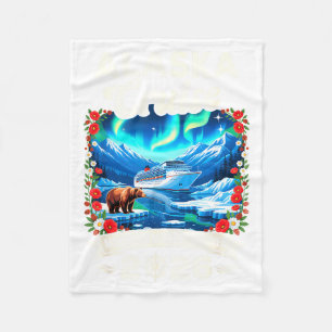 Alaska Cruise 2026 Matching Family and Friends Fleece Blanket