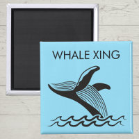 Alaska Cruise Door Decor | Whale Crossing