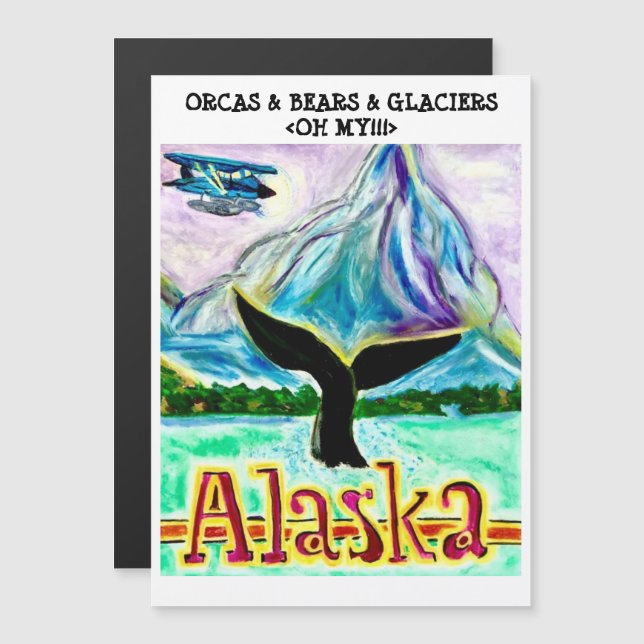Alaska Cruise Door Magnet (Front/Back)