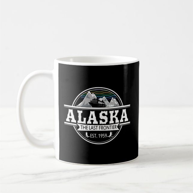 Alaska Cruise Last Frontier Vacation Coffee Mug (Left)