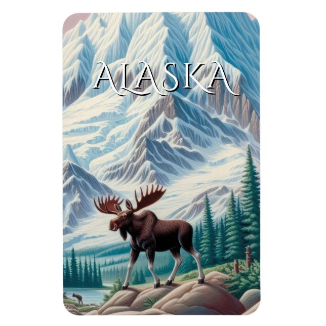 Alaska Cruise Ship Stateroom Magnet (Vertical)