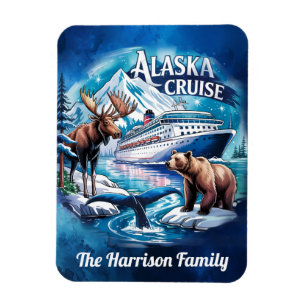 Alaska Cruise Ship Stateroom Magnet