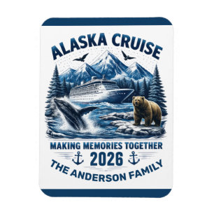 Alaska Cruise Ship Stateroom Magnet