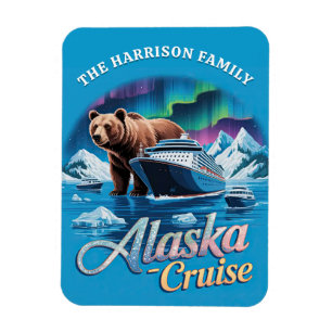 Alaska Cruise Ship Stateroom Magnet