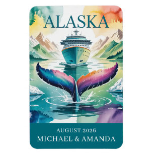 Alaska Cruise Ship Stateroom Magnet