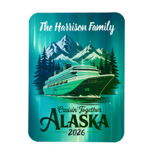 Alaska Cruise Ship Stateroom Magnet
