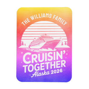 Alaska Cruise Ship Stateroom Magnet