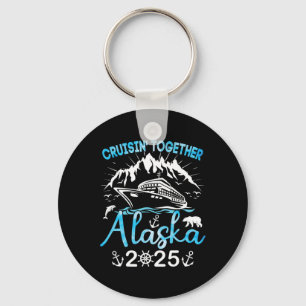 Alaska Cruise Ship Vacation Trip 2025 Family Cruis Key Ring