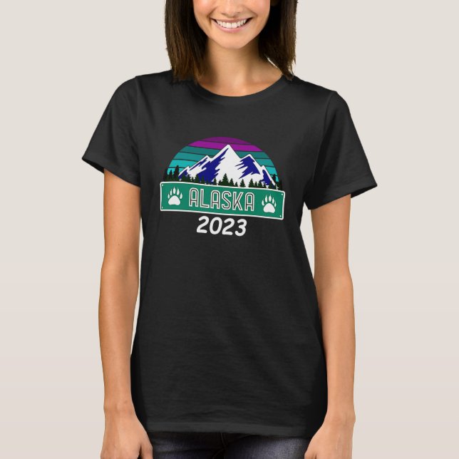 Alaska  Cruise Ship Vacation Vacay 2023  Men Women T-Shirt (Front)