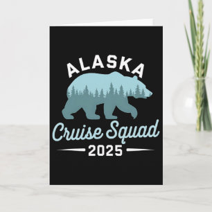 Alaska Cruise Squad 2025 Family Vacation Matching  Card