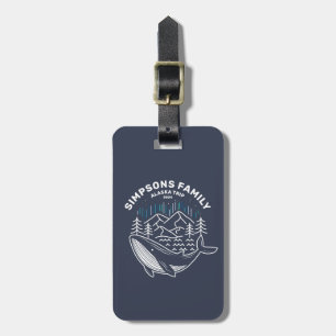 Alaska Cruise Trip Custom Family Matching Group  Luggage Tag