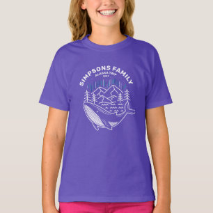 Alaska Cruise Trip Custom Family Matching Group T-Shirt