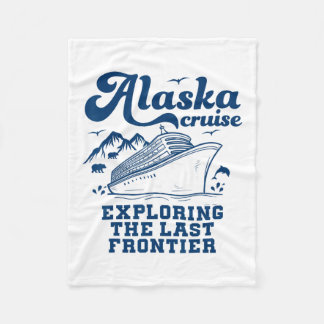 Alaska Cruising Family And Friends Alaskan Cruise  Fleece Blanket