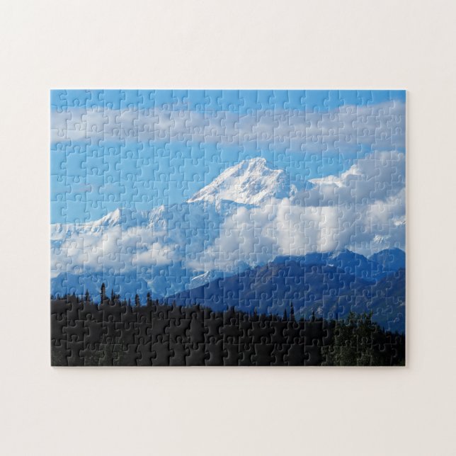 Alaska Denali Mountain Landscape Photo Jigsaw Puzzle (Horizontal)