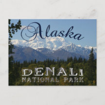 Alaska Denali National Park Mount McKinley Card