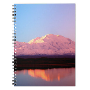 Alaska, Denali National Park, Mt. McKinley at Spiral Notebook