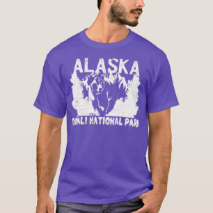 Alaska Denali US National Park Backpacking Hiking T-Shirt