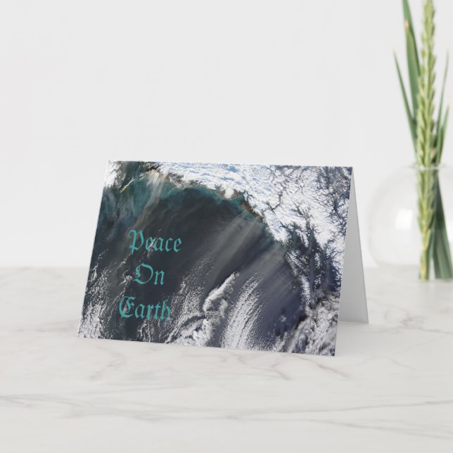 Alaska Dust Storm Christmas Card (Front)