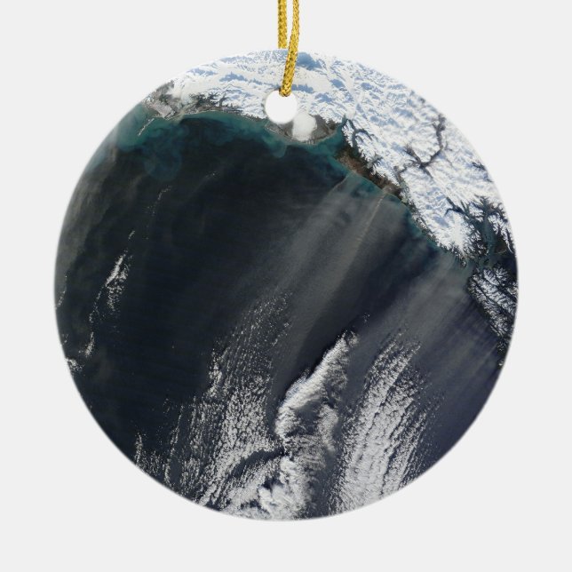 Alaska Dust Storm Christmas Ornament (Front)