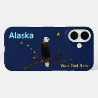 Alaska Eagle And Flag