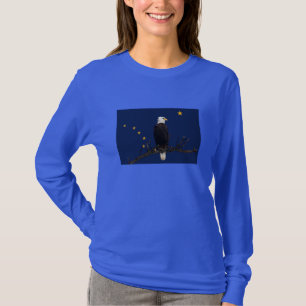 Alaska Eagle And Flag T-Shirt
