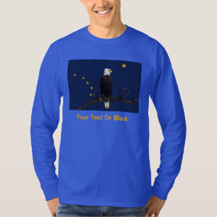 Alaska Eagle And Flag T-Shirt
