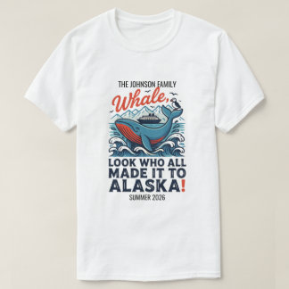 Alaska Family Cruise Vacation Custom Group T-Shirt