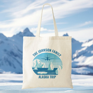 Alaska Family Trip Custom Glacier Tote Bag