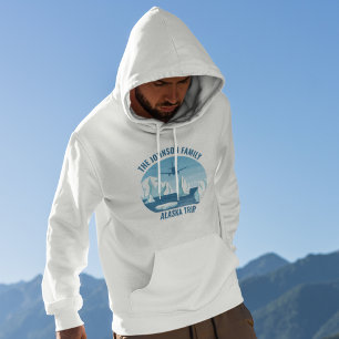 Alaska Family Vacation Custom Cool Ocean Hoodie