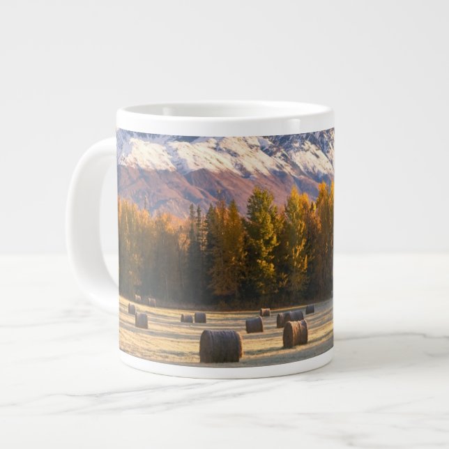 Alaska Farming Large Coffee Mug (Front Left)