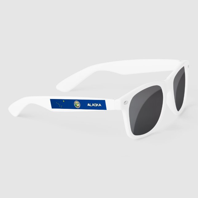 Alaska flag and Seal Sunglasses (Right)