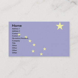 Alaska Flag Business Card